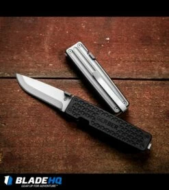 Gerber Pocket Square Liner Lock Knife Aluminum (2.9" Satin) 30-001363 -Kershaw Sales Shop gerber pocket square ali 30 001363 BHQ 67408 blk 30 001362 BHQ 67409 dl 1