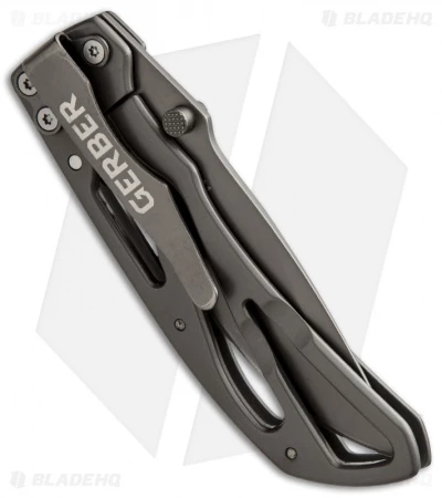 Gerber Powerframe Clip Point Frame Lock Knife (3" Gray Serr) 22-41964 2 Gerber Powerframe Clip Point Frame Lock Knife (3" Gray Serr) 22-41964 - Image 2