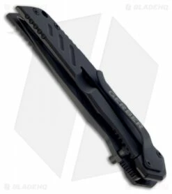 Gerber Swagger Frame Lock Knife (3.25" Black Serr) 5 Gerber Swagger Frame Lock Knife (3.25" Black Serr) -Kershaw Sales Shop gerber swagger side