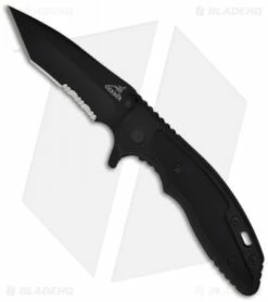 Gerber Torch II Tanto Liner Lock Knife (3.5" Black Serr) 22-01586