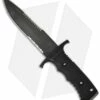 Gerber Silver Trident Knife Watson-Harsey Fixed Blade (Black Double SER) 06995