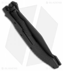 HTM Darrel Ralph AXD 5.5 Spring Assisted Knife (5.5" Black) -Kershaw Sales Shop hand tech made black flipper mfdraxd55dlcao closed side