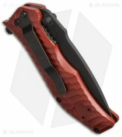 HTM Darrel Ralph Gun Hammer Torpedo Spring Assisted Knife Red (3.5" Black) -Kershaw Sales Shop htm gun hammer assist crimson red dlc t cm side