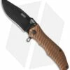 HTM Darrel Ralph Gun Hammer Bowie Spring Assisted Knife Copper (3.5" Black)