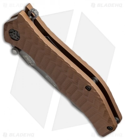HTM Darrel Ralph Gun Hammer Trident Spring Assisted Knife Copper (3.5" Gray) 2 HTM Darrel Ralph Gun Hammer Trident Spring Assisted Knife Copper (3.5" Gray) - Image 2