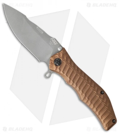HTM Darrel Ralph Gun Hammer Trident Spring Assisted Knife Copper (3.5" Gray) 1 HTM Darrel Ralph Gun Hammer Trident Spring Assisted Knife Copper (3.5" Gray)