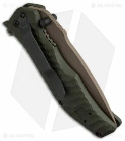 HTM Darrel Ralph Gun Hammer Torpedo Spring Assisted Knife OD Green (3.5" FDE) -Kershaw Sales Shop htm gun hammer od fde ghebohao cm side