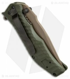 HTM Darrel Ralph Gun Hammer Bowie Spring Assisted Knife OD Green (3.5" FDE) 5 HTM Darrel Ralph Gun Hammer Bowie Spring Assisted Knife OD Green (3.5" FDE) -Kershaw Sales Shop htm knives gun hammer od fde ghebohao BHQ 37376 dl side