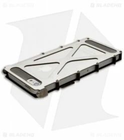 CRKT INoxCase Stainless Steel IPhone 5 Case 180Â° Cover INOX5S -Kershaw Sales Shop inox inoxcase iphone5 stainless steel satin 180 inox5s back