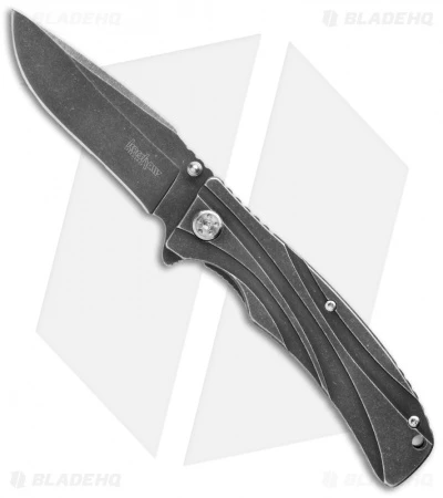 Kershaw Manifold Assisted Opening Flipper Knife (3.5" BlackWash) 1303BW 1 Kershaw Manifold Assisted Opening Flipper Knife (3.5" BlackWash) 1303BW