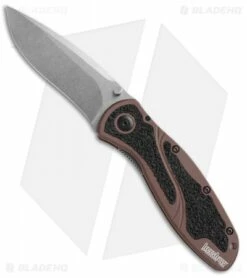 Kershaw Blur Assisted Opening Knife Brown (Stonewash Elmax) 1670SWBR