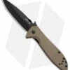Kershaw Emerson CQC-4K Frame Lock Knife Brown G-10 (3.25" Black) 6054BRNBLK