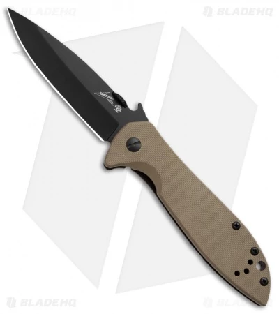 Kershaw Emerson CQC-4K Frame Lock Knife Brown G-10 (3.25" Black) 6054BRNBLK 1 Kershaw Emerson CQC-4K Frame Lock Knife Brown G-10 (3.25" Black) 6054BRNBLK