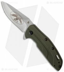 Kershaw Duck Commander Dunbar Assisted Opening Knife (3" Bead Blast) 7420DCX