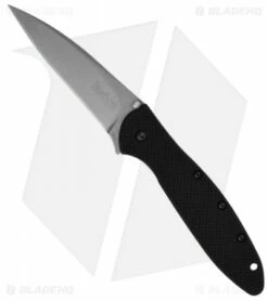 Kershaw Leek Assisted Opening Knife Black G-10 (3" S30V Stonewash) 1660G10