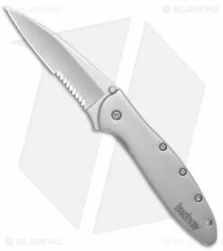 Kershaw Leek Assisted Opening Knife (3" Bead Blast Serr) 1660ST