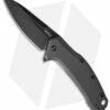 Kershaw Link Drop Point Knife Gray Aluminum (3.25" BlackWash) 1776GRYBW