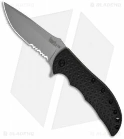 Kershaw Volt II Assisted Opening Knife Black (3.25" Bead Blast Serr) 3650ST