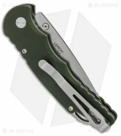 Pro-Tech TR-5 Lerch Spring Assisted Knife Green (3.25" Stonewash) SA.1 GRN -Kershaw Sales Shop protech lerch TR 5 green TR 5 SA1 BHQ 37624 er side