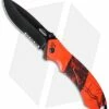 Remington FAST 2.0 Large Spring Assisted Knife Orange Camo (3.5" Black Serr)