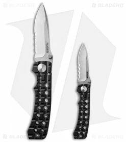 CRKT Ruger Knives Go-N-Heavy Compact Knife (3.5" Stonewash Serr) R1804 -Kershaw Sales Shop ruger knives r1804 size cm