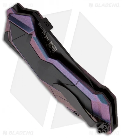 Schrade SCHA3CB Chameleon Tanto MAGIC Spring Assisted Knife (2.9" Black Plain) 2 Schrade SCHA3CB Chameleon Tanto MAGIC Spring Assisted Knife (2.9" Black Plain) - Image 2