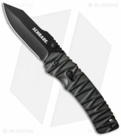 Schrade Dual-Action Manual/Assisted Opening Knife (3.5" Black) SCHA10B