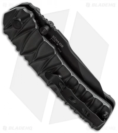 Schrade Dual-Action Manual/Assisted Opening Knife (3.5" Black) SCHA10B 2 Schrade Dual-Action Manual/Assisted Opening Knife (3.5" Black) SCHA10B - Image 2