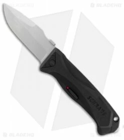Schrade SCHA6L Drop Point Spring Assisted Knife (3.75" Bead Blast Plain)