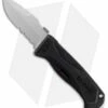 Schrade SCHA6LS Drop Point Spring Assisted Knife (3.75" Bead Blast Serr)