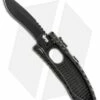 Schrade Large Drop Point Viper 2 Side Opening Knife (3.5" Black) SCHSA2DB