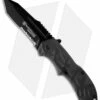 Smith & Wesson Black Ops Gray Spring Assist Tanto Knife (3.35" Serr) SWBLOP3TS
