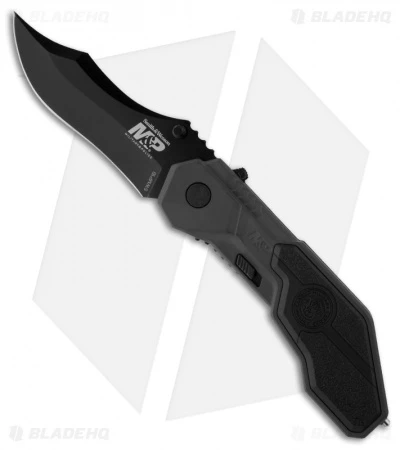 Smith & Wesson MAGIC Spring Assist Knife (3" Black Plain) SWMP1B 1 Smith & Wesson MAGIC Spring Assist Knife (3" Black Plain) SWMP1B