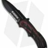 Smith & Wesson Black Ops SWBLOP3RS Smoked Red Spring Assisted Knife (3.35" Serr)