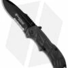 Smith & Wesson Black Ops Gray Spring Assisted Knife (3.35" Black Serr) SWBLOP3S