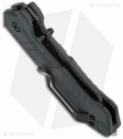 Smith & Wesson MAGIC Spring Assisted Tanto Knife (3" Black Serr) SWMP2BS 5 Smith & Wesson MAGIC Spring Assisted Tanto Knife (3" Black Serr) SWMP2BS -Kershaw Sales Shop smith wesson military police swmp2bs serr grey sid