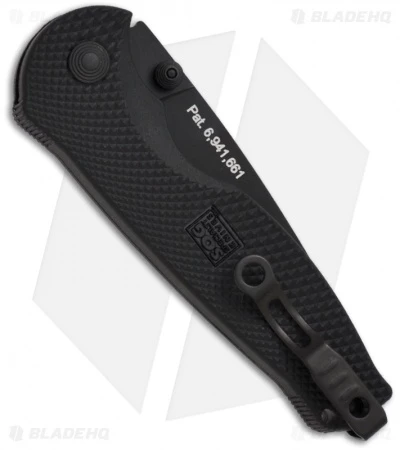 SOG Flash II Assisted Opening Knife Black Zytel (3.5" Black Serr) TFSA-98 2 SOG Flash II Assisted Opening Knife Black Zytel (3.5" Black Serr) TFSA-98 - Image 2