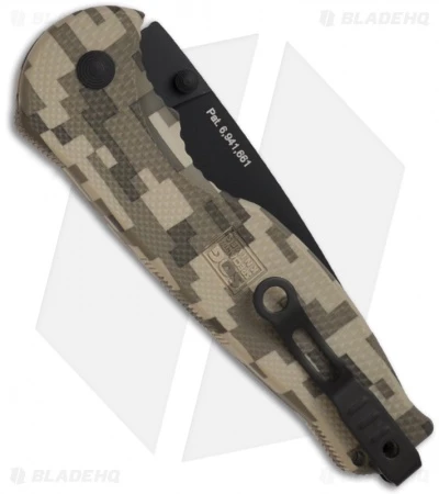 SOG Flash II Assisted Opening Knife Digi Camo (3.5" Black Serr) DFSA-98 2 SOG Flash II Assisted Opening Knife Digi Camo (3.5" Black Serr) DFSA-98 - Image 2