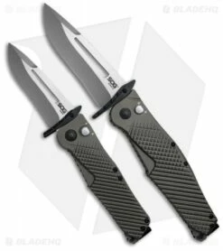 SOG Quake XL Spring Assisted Knife FDE Aluminum (4.5" Two-Tone) IM1101-BX -Kershaw Sales Shop sog quake xl im1101 bx im1001 bx dl