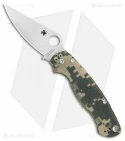 Spyderco Paramilitary 2 Knife Digi Camo (3.4" Satin S45VN) C81GPCMO2