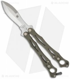 Spyderco SmallFly Foliage Green G10 Butterfly Knife Balisong Flipper B02GPFG