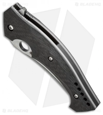 Spyderco Brend/Pirela Mamba Knife Carbon Fiber (3.75" Two-Tone) C196CFTIP 2 Spyderco Brend/Pirela Mamba Knife Carbon Fiber (3.75" Two-Tone) C196CFTIP - Image 2