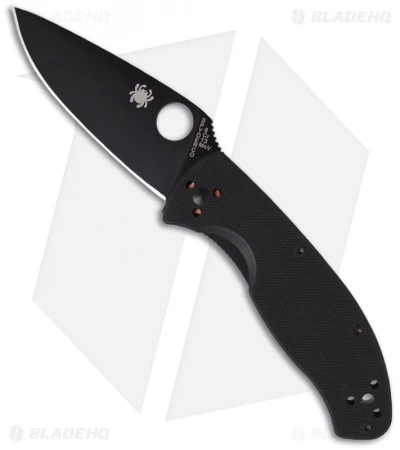 Spyderco Tenacious Liner Lock Knife G-10 (3.39" Black) C122GBBKP 1 Spyderco Tenacious Liner Lock Knife G-10 (3.39" Black) C122GBBKP
