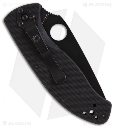 Spyderco Tenacious Liner Lock Knife G-10 (3.39" Black) C122GBBKP 2 Spyderco Tenacious Liner Lock Knife G-10 (3.39" Black) C122GBBKP - Image 2