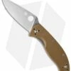 Spyderco Tenacious Liner Lock Knife Brown G-10 (3.39" Satin) C122GPBN