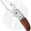 Spyderco Sage 4 Knife W/ Ironwood & Titanium (3" Satin) C123WDP