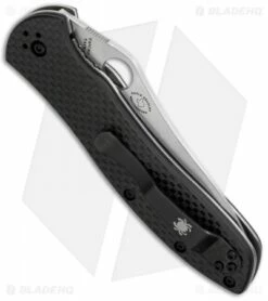 Spyderco Gayle Bradley 2 Folder Knife Carbon Fiber (3.6" Satin) C134CFP2 -Kershaw Sales Shop spyderco c134cfp2 side cm