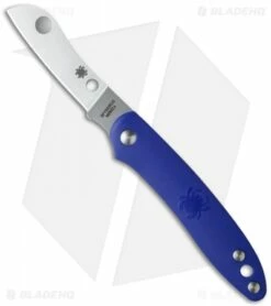 Spyderco Roadie Slip Joint Knife Blue FRN (2.1" Satin) C189PBL