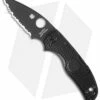 Spyderco Native 5 Lightweight S35VN Knife FRN (3" Black Full Serr) C41SBBK5