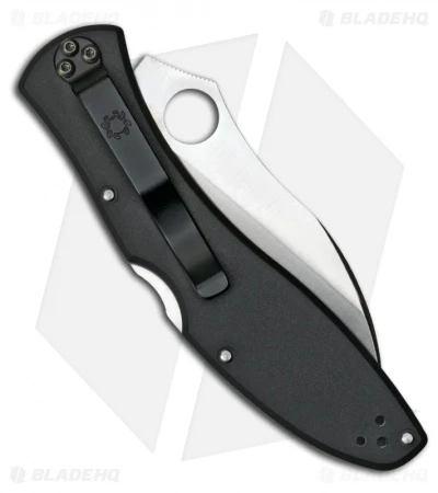Spyderco Centofante 4 Folding Knife (3" Satin Plain) C66PBK4 2 Spyderco Centofante 4 Folding Knife (3" Satin Plain) C66PBK4 - Image 2